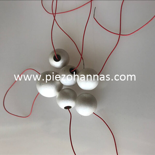 Matériaux piézoélectriques Sphère piézo-électrique Pzt Transducteur piézocéramique en cristal pour sonde à ultrasons
